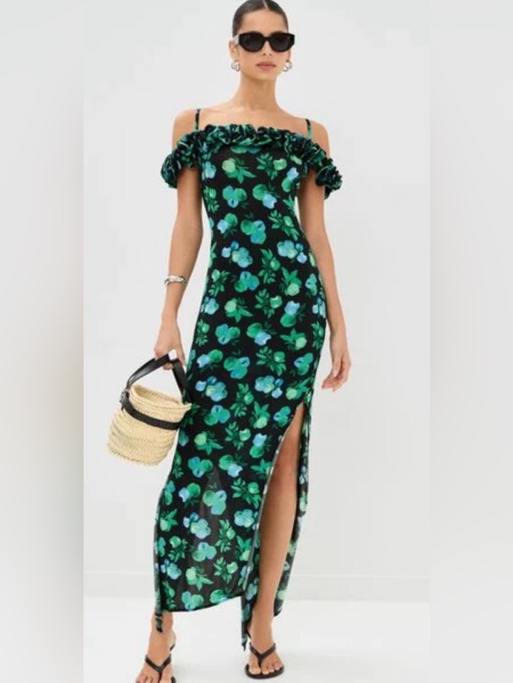 New COPERNI gorgeous ruffle dress soft event summer vacation M